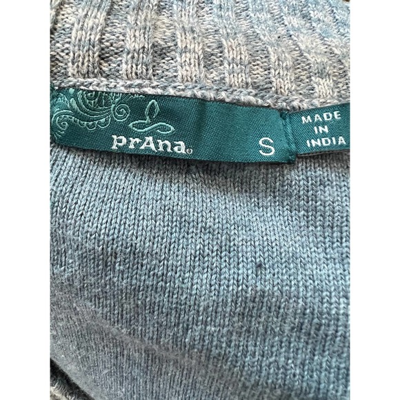 PRANA Blue Cedros V-Neck Sweater - Picture 2 of 2